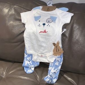 NWT Ellen DeGeneres three piece set 3 months